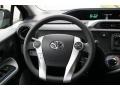 Light Blue Gray/Black 2012 Toyota Prius c Hybrid Two Steering Wheel