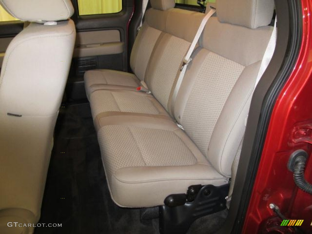 2010 F150 XLT SuperCab - Red Candy Metallic / Medium Stone photo #16