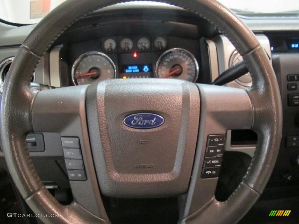2010 F150 XLT SuperCab - Red Candy Metallic / Medium Stone photo #25