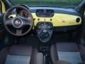 Sport Tessuto Marrone/Nero (Brown/Black) 2012 Fiat 500 Sport Dashboard