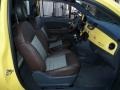 Sport Tessuto Marrone/Nero (Brown/Black) Interior Photo for 2012 Fiat 500 #62308964