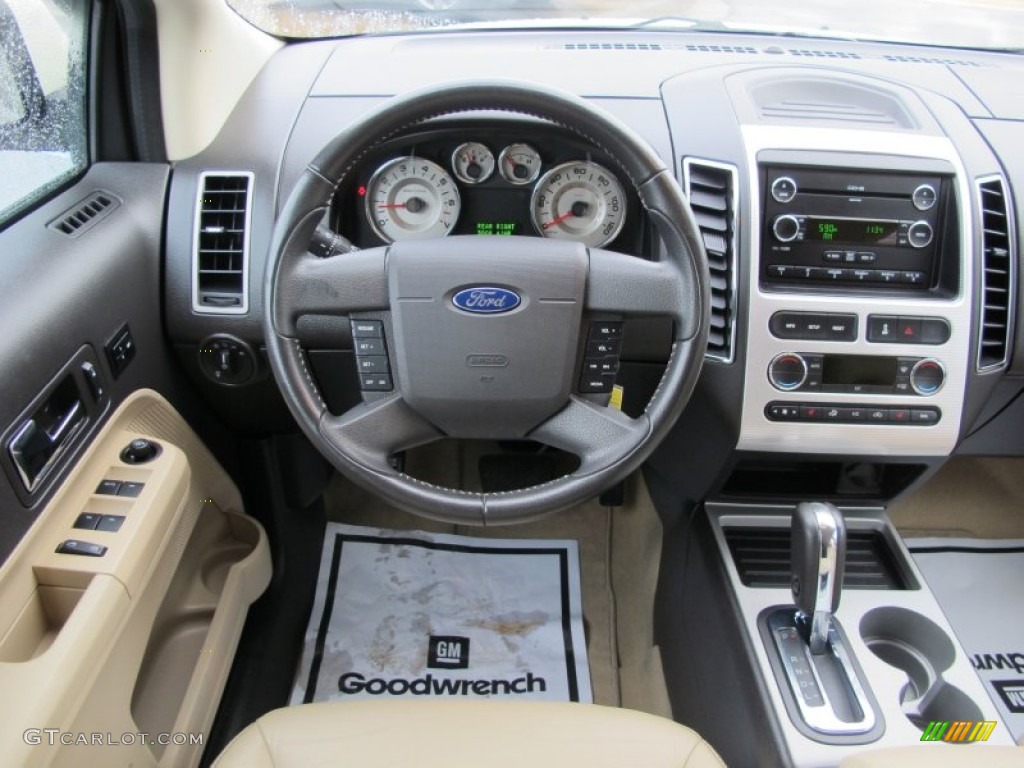2008 Ford Edge SEL Camel Dashboard Photo #62309102