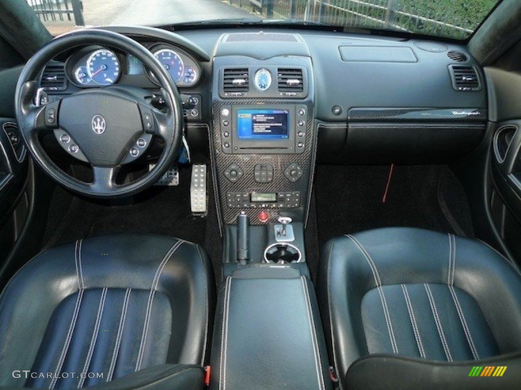 2007 Maserati Quattroporte Sport GT DuoSelect Nero Dashboard Photo #62309150
