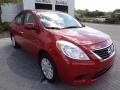 2012 Red Brick Nissan Versa 1.6 SV Sedan  photo #10