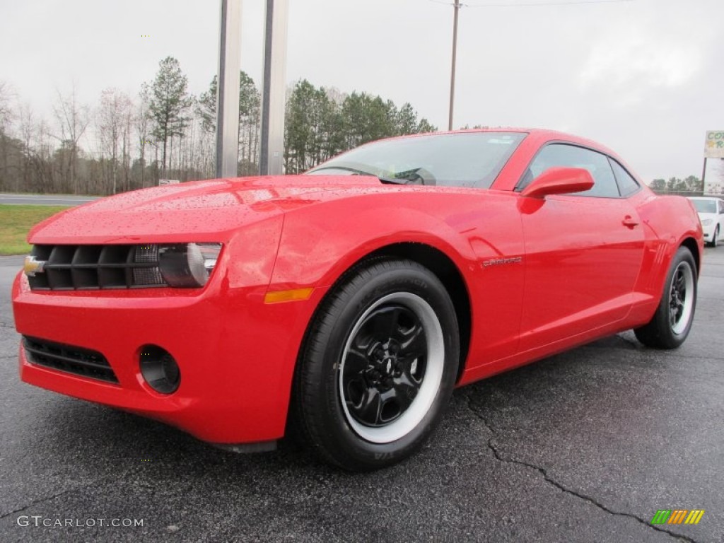 Victory Red 2012 Chevrolet Camaro LS Coupe Exterior Photo #62310296