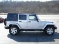 2010 Bright Silver Metallic Jeep Wrangler Unlimited Sahara 4x4  photo #5