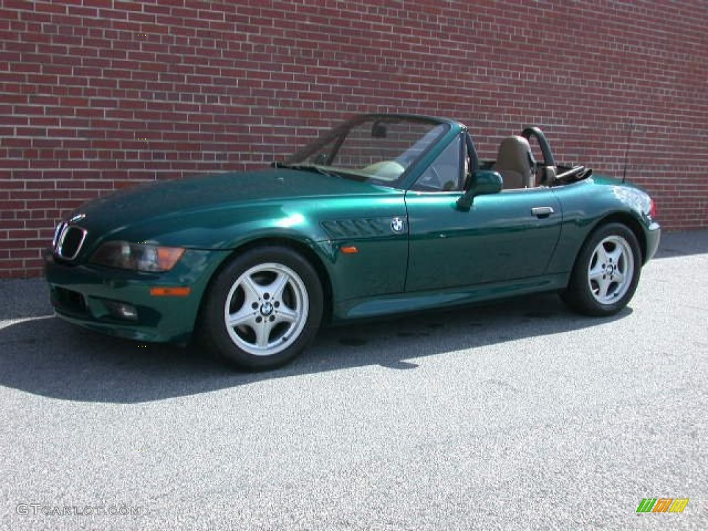 1998 Z3 1.9 Roadster - Boston Green Metallic / Beige photo #1