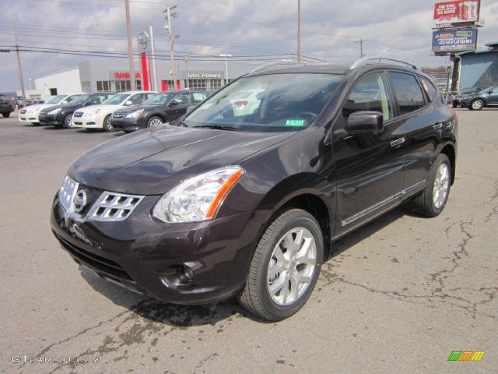 2012 Rogue SL AWD - Black Amethyst / Black photo #3