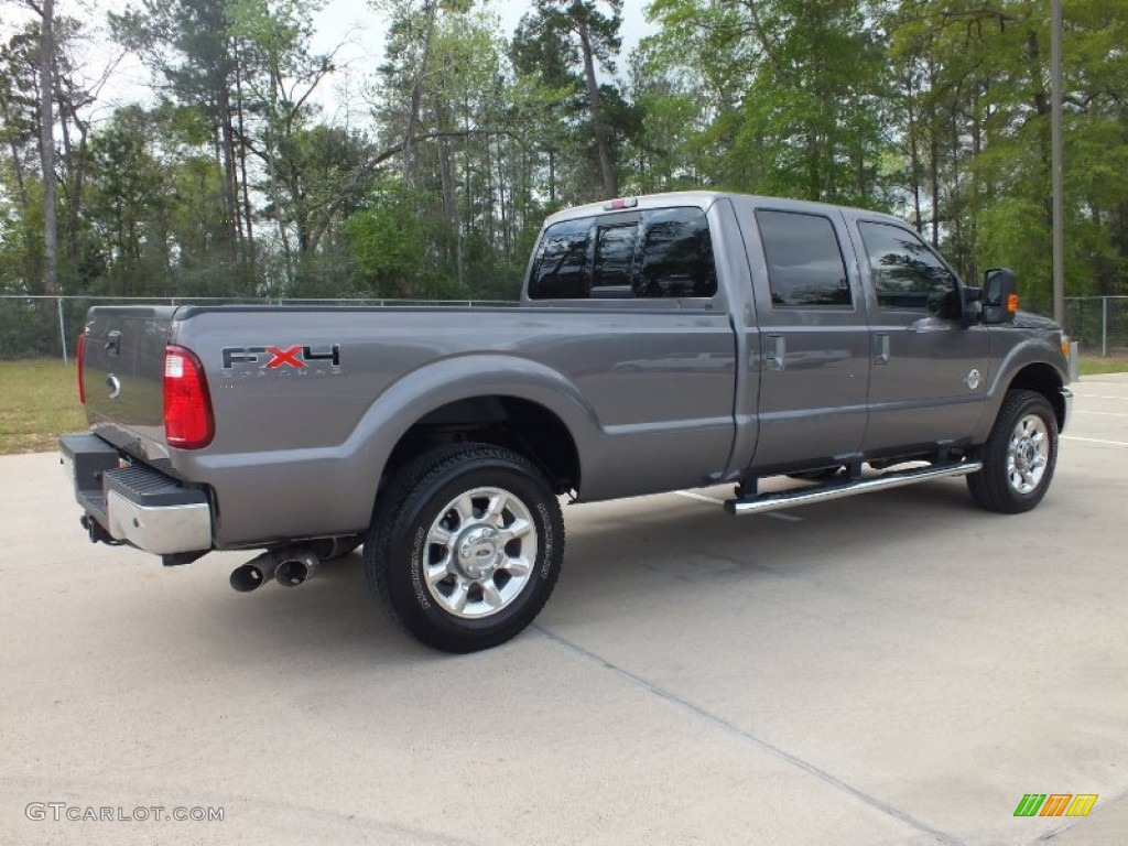 Sterling Grey Metallic 2011 Ford F250 Super Duty Lariat Crew Cab 4x4 Exterior Photo #62313768