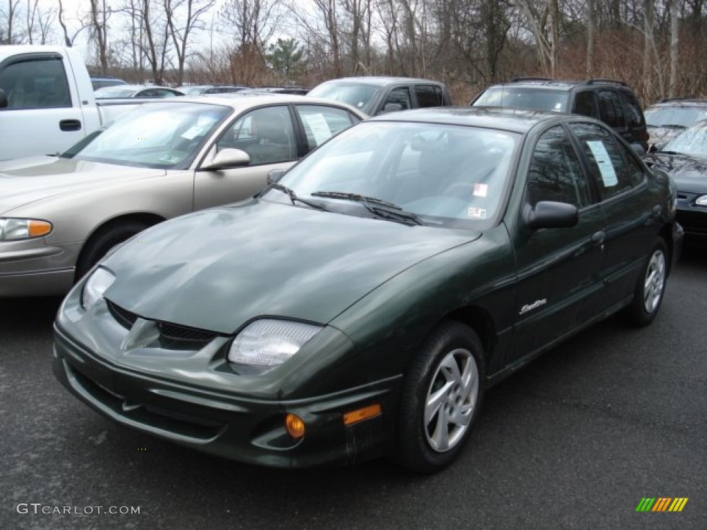 2000 Sunfire SE Sedan - Spruce Green Metallic / Graphite photo #1