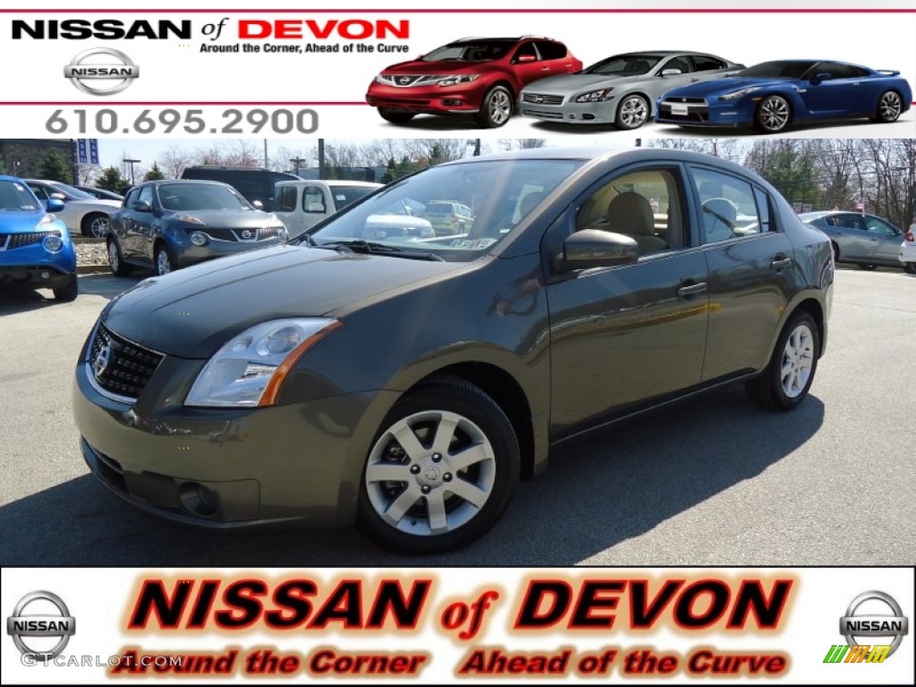 2009 Sentra 2.0 S - Polished Granite / Beige photo #1