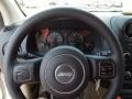 Dark Slate Gray/Light Pebble Beige 2012 Jeep Compass Sport Steering Wheel