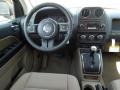 Dark Slate Gray/Light Pebble Beige 2012 Jeep Compass Sport Dashboard
