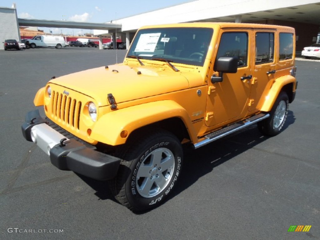 Dozer Yellow Jeep Wrangler Unlimited