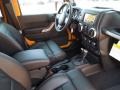 2012 Dozer Yellow Jeep Wrangler Unlimited Sahara 4x4  photo #21