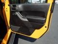 2012 Dozer Yellow Jeep Wrangler Unlimited Sahara 4x4  photo #22