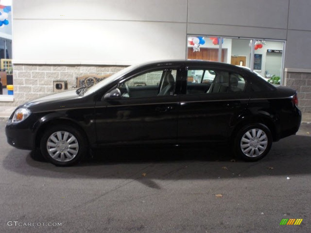 2007 Cobalt LT Sedan - Black / Ebony photo #2