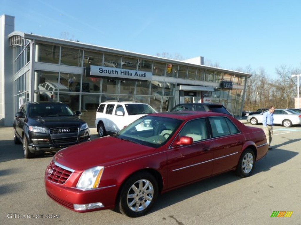 2011 DTS Premium - Crystal Red Tintcoat / Titanium/Dark Titanium Accents photo #1