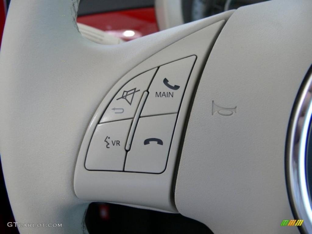 2012 Fiat 500 Pop Controls Photo #62318851