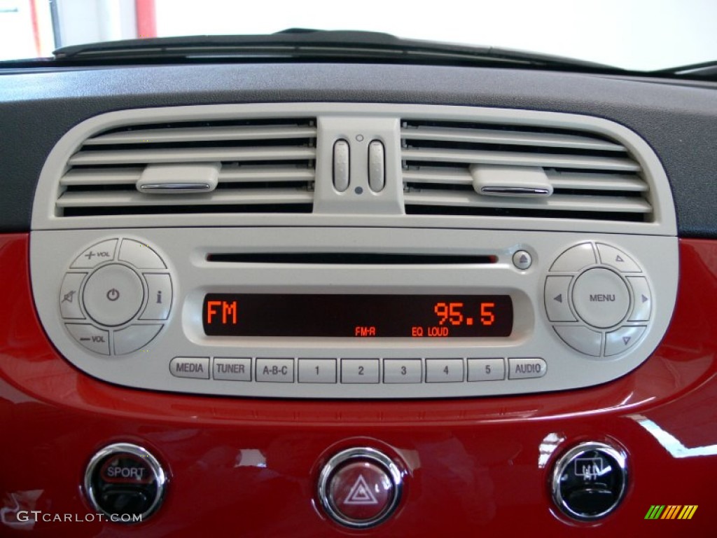 2012 Fiat 500 Pop Audio System Photo #62318878