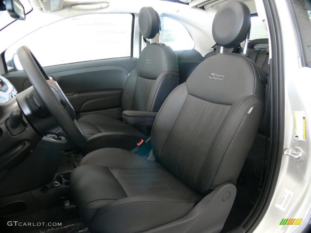 2012 Fiat 500 c cabrio Lounge Front Seat Photo #62319597
