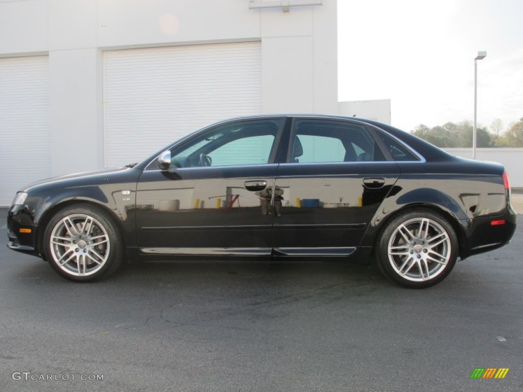 Brilliant Black 2008 Audi S4 4.2 quattro Sedan Exterior Photo #62319994