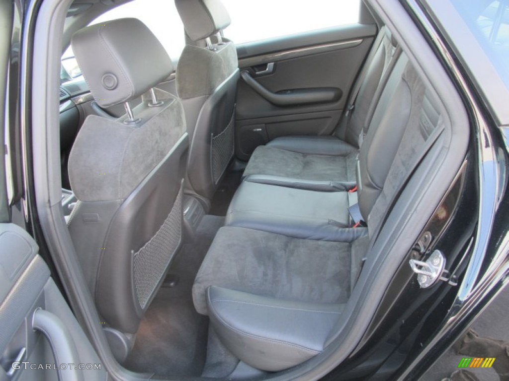 2008 Audi S4 4.2 quattro Sedan Rear Seat Photo #62320106