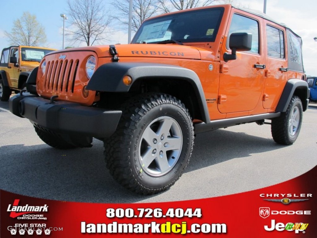 Crush Orange Jeep Wrangler Unlimited