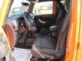 2012 Crush Orange Jeep Wrangler Unlimited Rubicon 4x4  photo #7