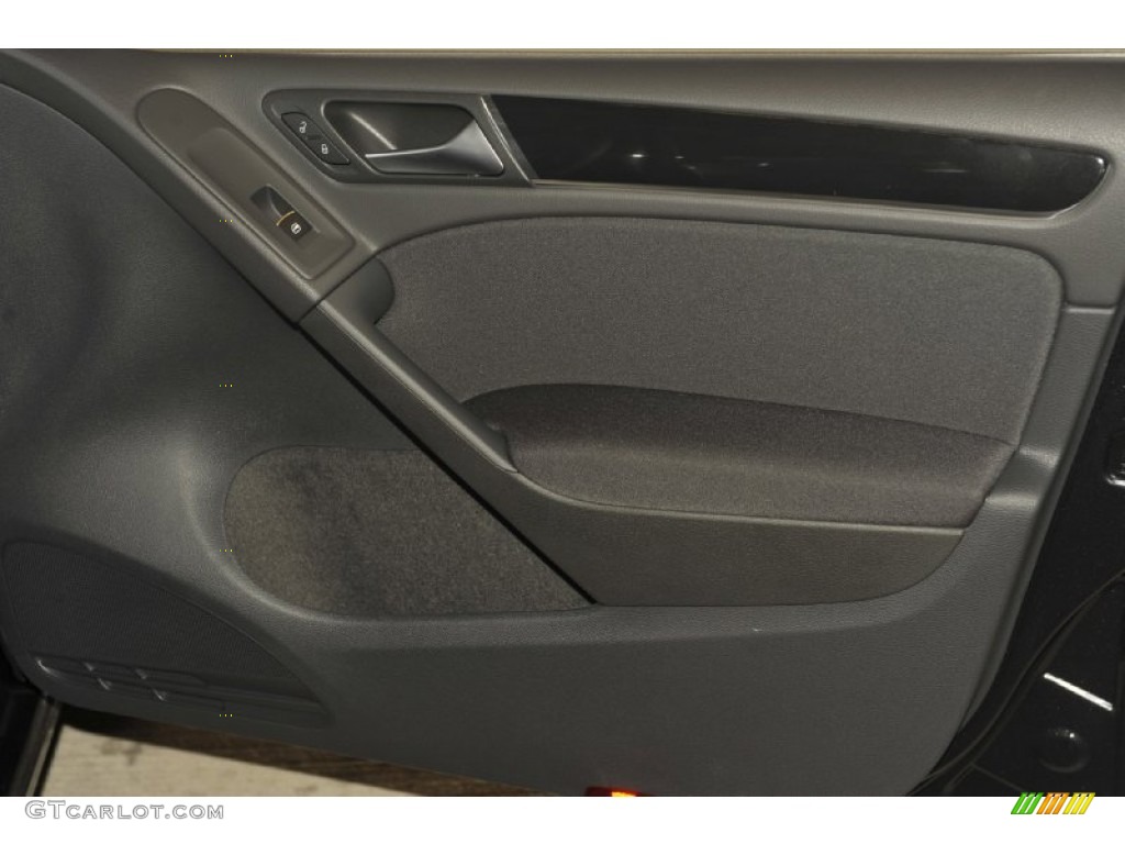 2012 GTI 4 Door - Carbon Steel Gray Metallic / Interlagos Plaid Cloth photo #24