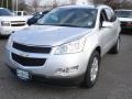 2010 Silver Ice Metallic Chevrolet Traverse LT AWD  photo #1