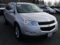 2010 Silver Ice Metallic Chevrolet Traverse LT AWD  photo #3
