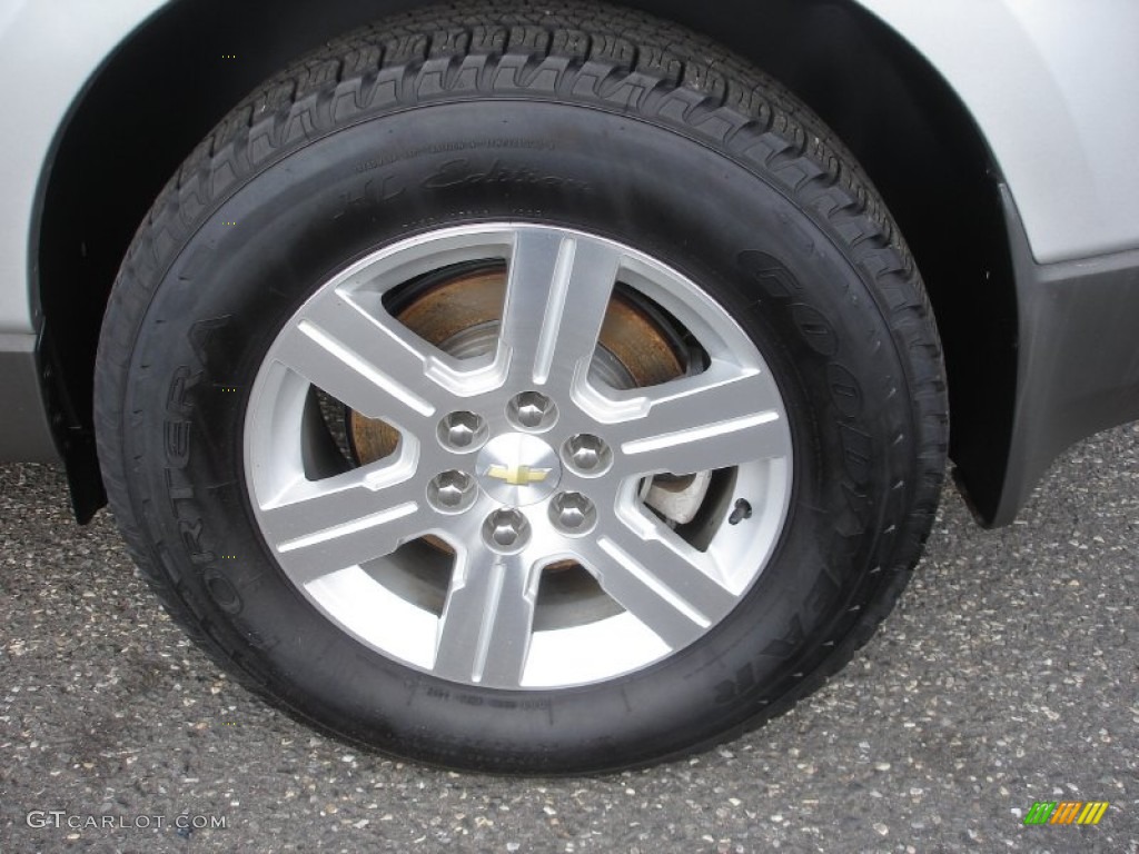 2010 Traverse LT AWD - Silver Ice Metallic / Dark Gray/Light Gray photo #8