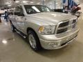 2010 Bright Silver Metallic Dodge Ram 1500 Big Horn Quad Cab 4x4  photo #3