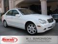 Glacier White 2001 Mercedes-Benz C 240 Sedan