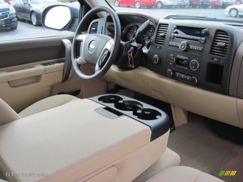 2012 Silverado 1500 LT Extended Cab 4x4 - Mocha Steel Metallic / Light Cashmere/Dark Cashmere photo #5