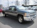 2012 Blue Granite Metallic Chevrolet Silverado 1500 LT Extended Cab 4x4  photo #3