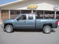 2012 Blue Granite Metallic Chevrolet Silverado 1500 LT Extended Cab 4x4  photo #1