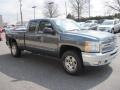 2012 Blue Granite Metallic Chevrolet Silverado 1500 LT Extended Cab 4x4  photo #3