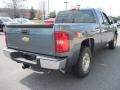2012 Blue Granite Metallic Chevrolet Silverado 1500 LT Extended Cab 4x4  photo #6