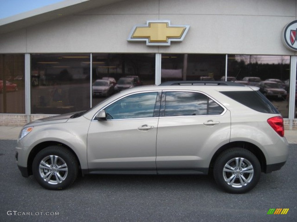 2012 Equinox LT AWD - Gold Mist Metallic / Jet Black photo #1