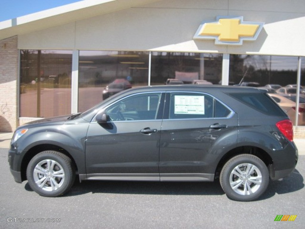 2012 Equinox LS - Ashen Gray Metallic / Jet Black photo #1