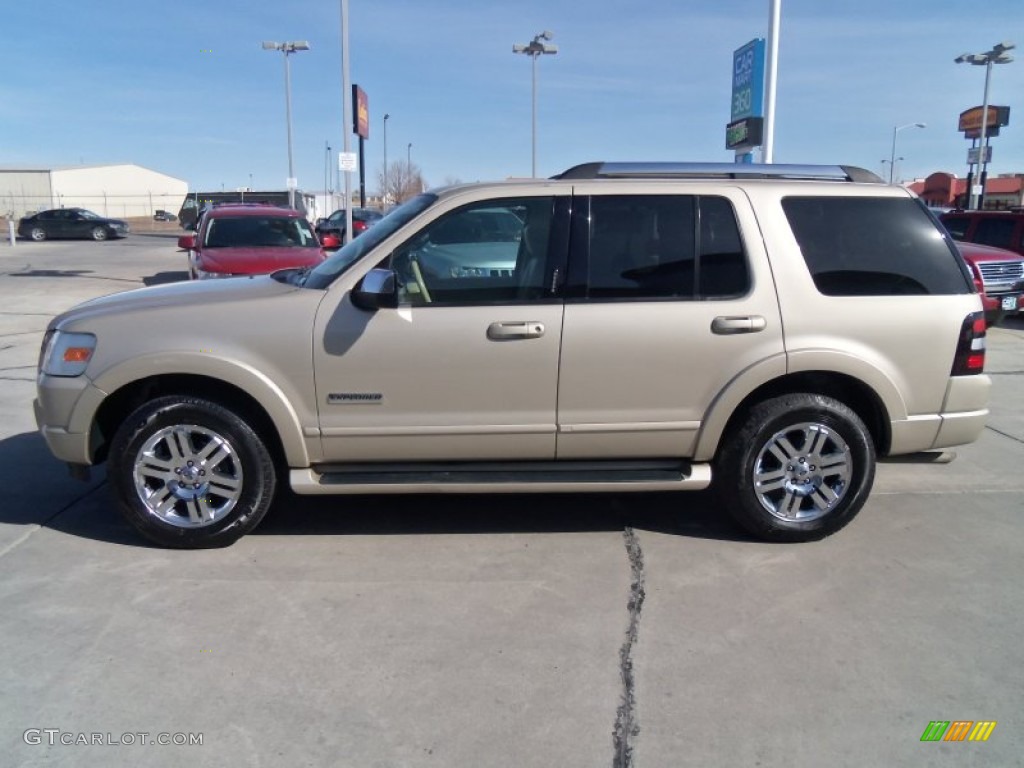 2006 Explorer Limited 4x4 - Pueblo Gold Metallic / Camel photo #6