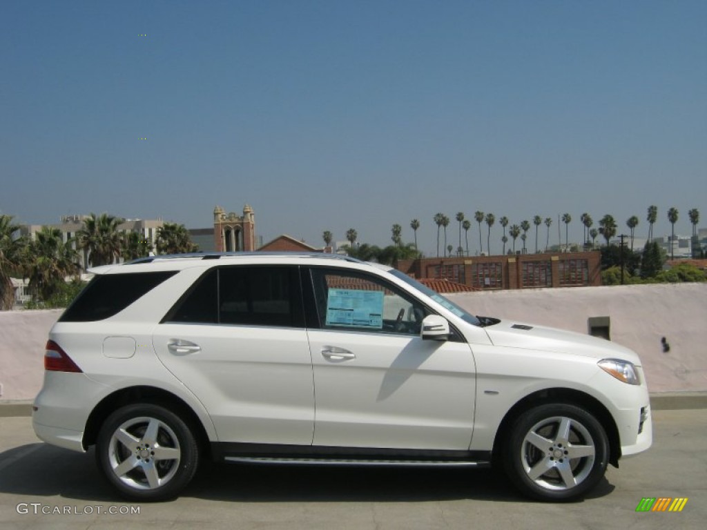 Arctic White 2012 Mercedes-Benz ML 550 4Matic Exterior Photo #62326378