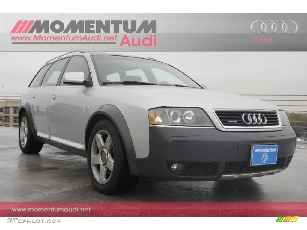 2002 Allroad 2.7T quattro - Atlas Grey Metallic / Platinum/Saber Black photo #1