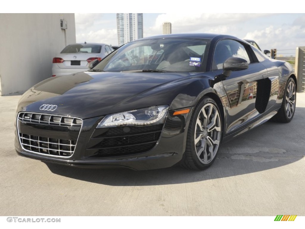 Phantom Black Pearl Effect 2011 Audi R8 5.2 FSI quattro Exterior Photo #62327509