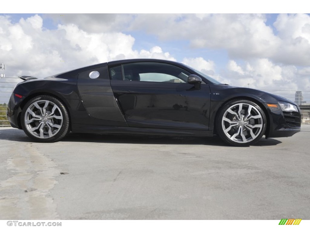 Phantom Black Pearl Effect 2011 Audi R8 5.2 FSI quattro Exterior Photo #62327582