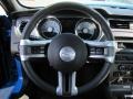Charcoal Black/Grabber Blue Steering Wheel Photo for 2010 Ford Mustang #62328092