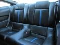 Charcoal Black/Grabber Blue Rear Seat Photo for 2010 Ford Mustang #62328221