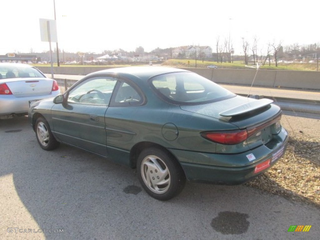 2001 Escort ZX2 Coupe - Tropic Green Metallic / Medium Prairie Tan photo #4